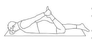 Quadriceps stretch graphic Quadriceps stretch graphic